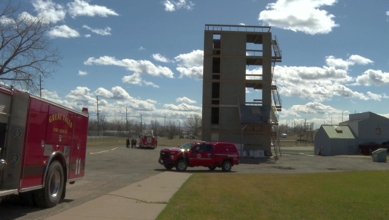 Great Falls Fire Rescue training facility tower