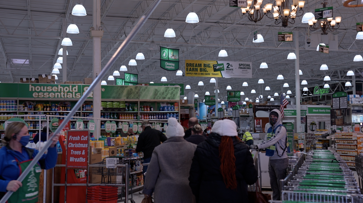 Menards in South Lansing on Black Friday 2021