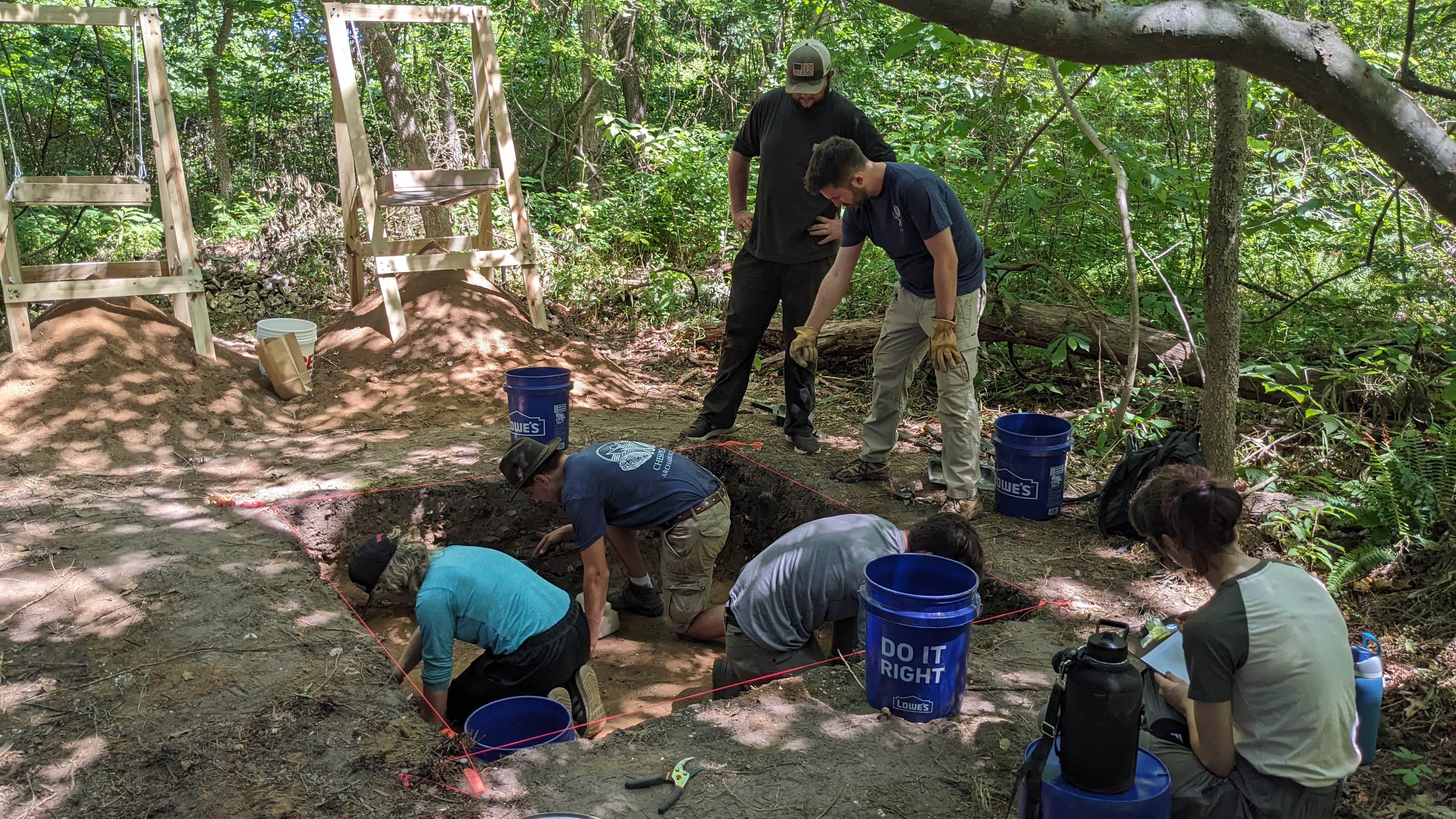 NWS Yorktown archaeological dig