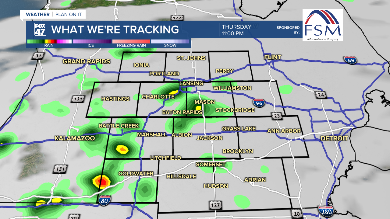 Isolated storm chance after 4 PM this afternoon
