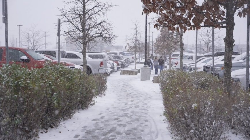 November 2025 snowfall in Billings