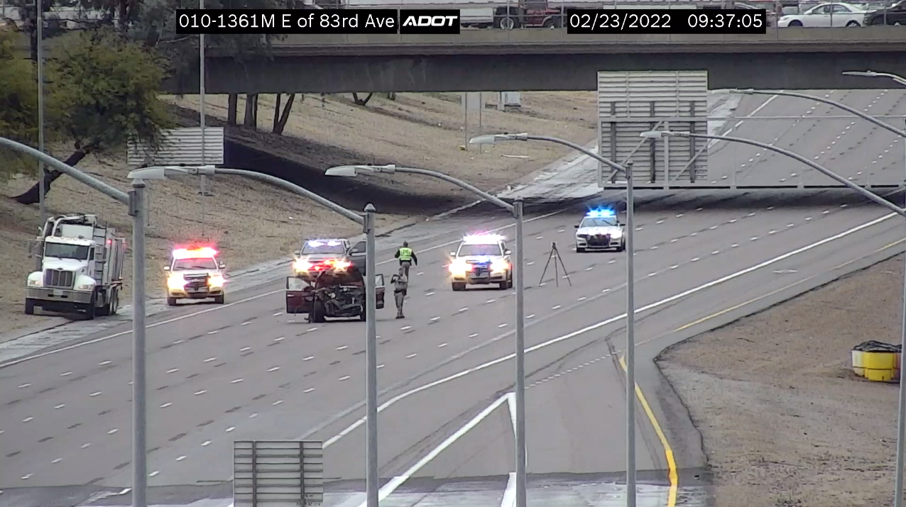 Deadly crash on I-10 near 75th Avenue