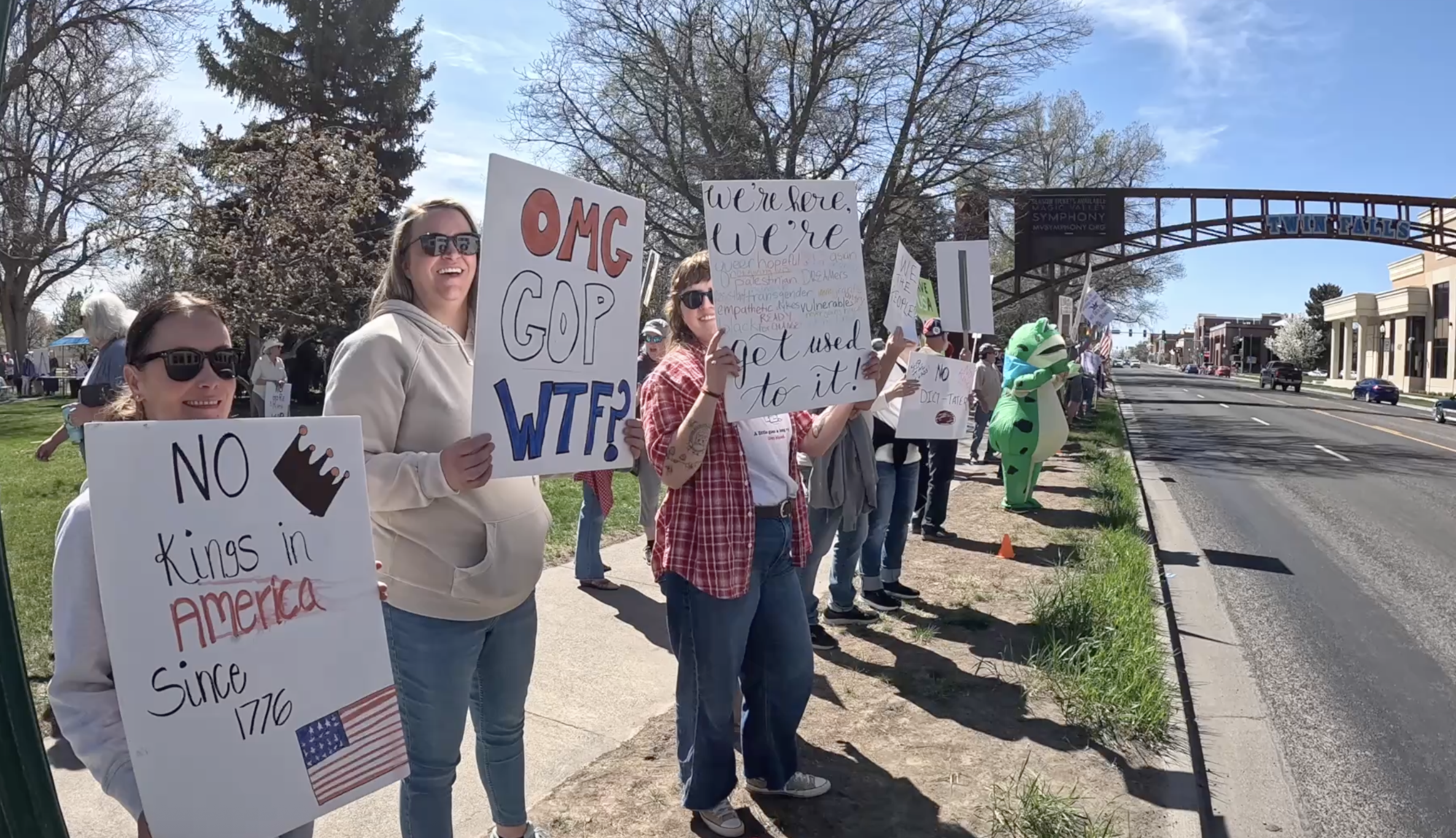 No Kings protest in Twin Falls