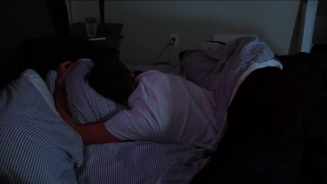 Sleeping man 