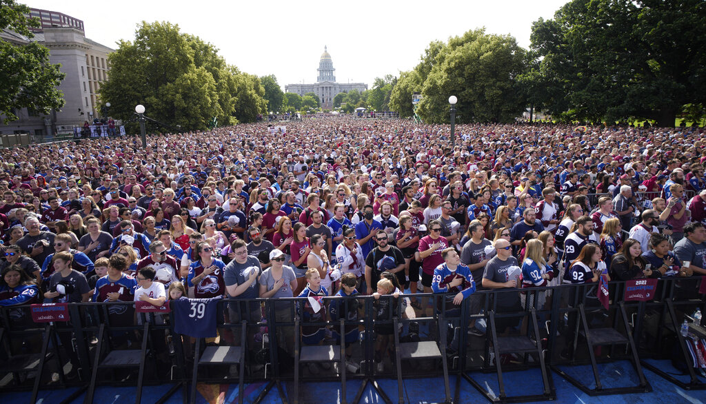 Stanley Cup Avalanche Parade Hockey