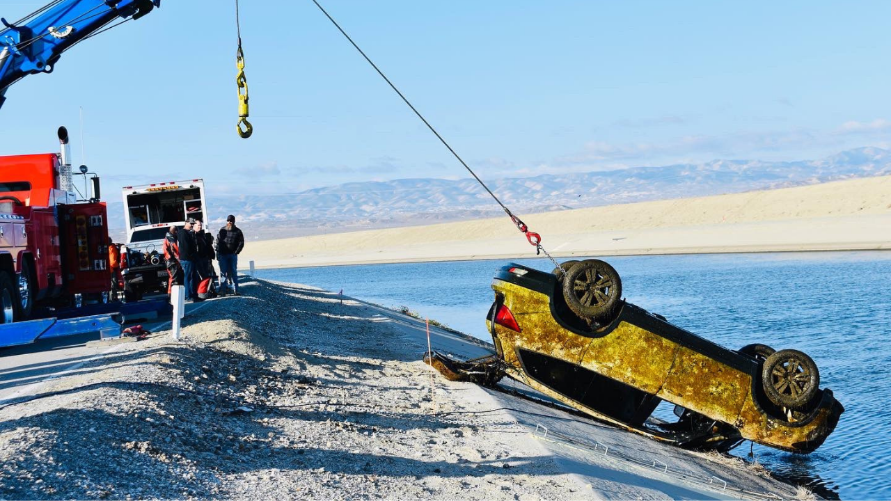 CHP Recovers Stolen Cars from Aqueduct