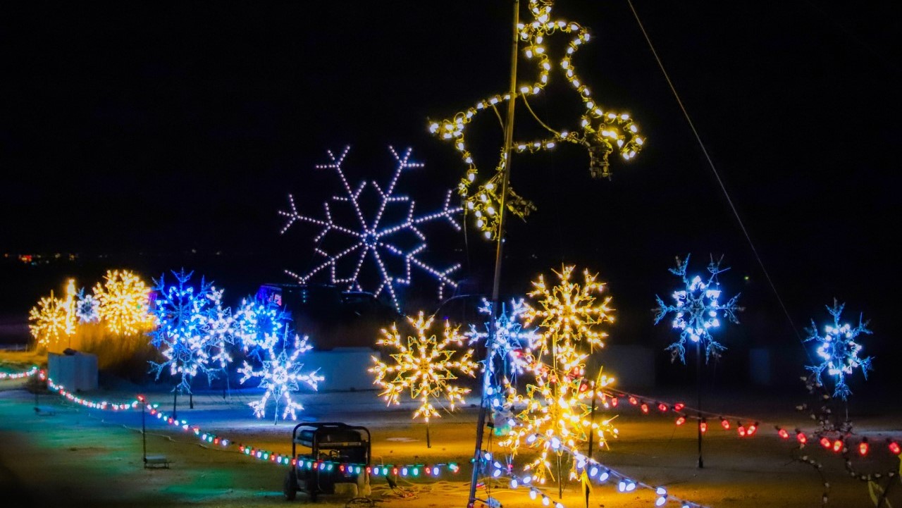 Pikes Peak International Raceway lights