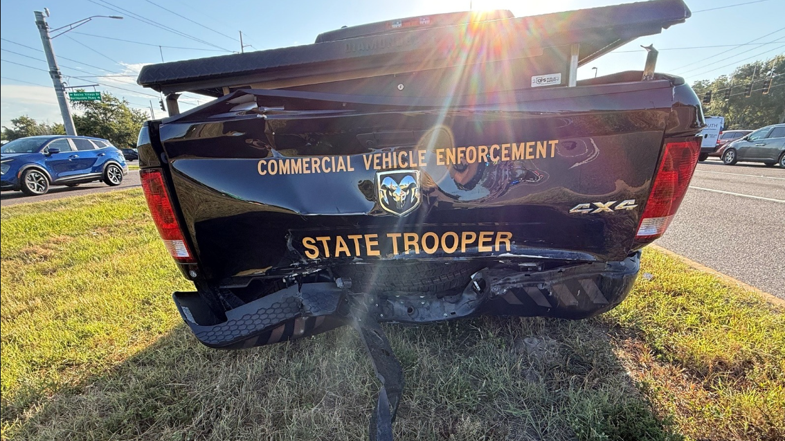 Trooper taken to the hospital after a crash on SR-54 in Pasco County: FHP