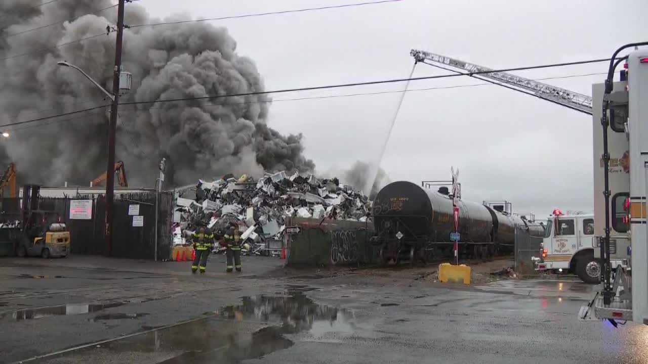 denver metal recycling trash fire.jpg