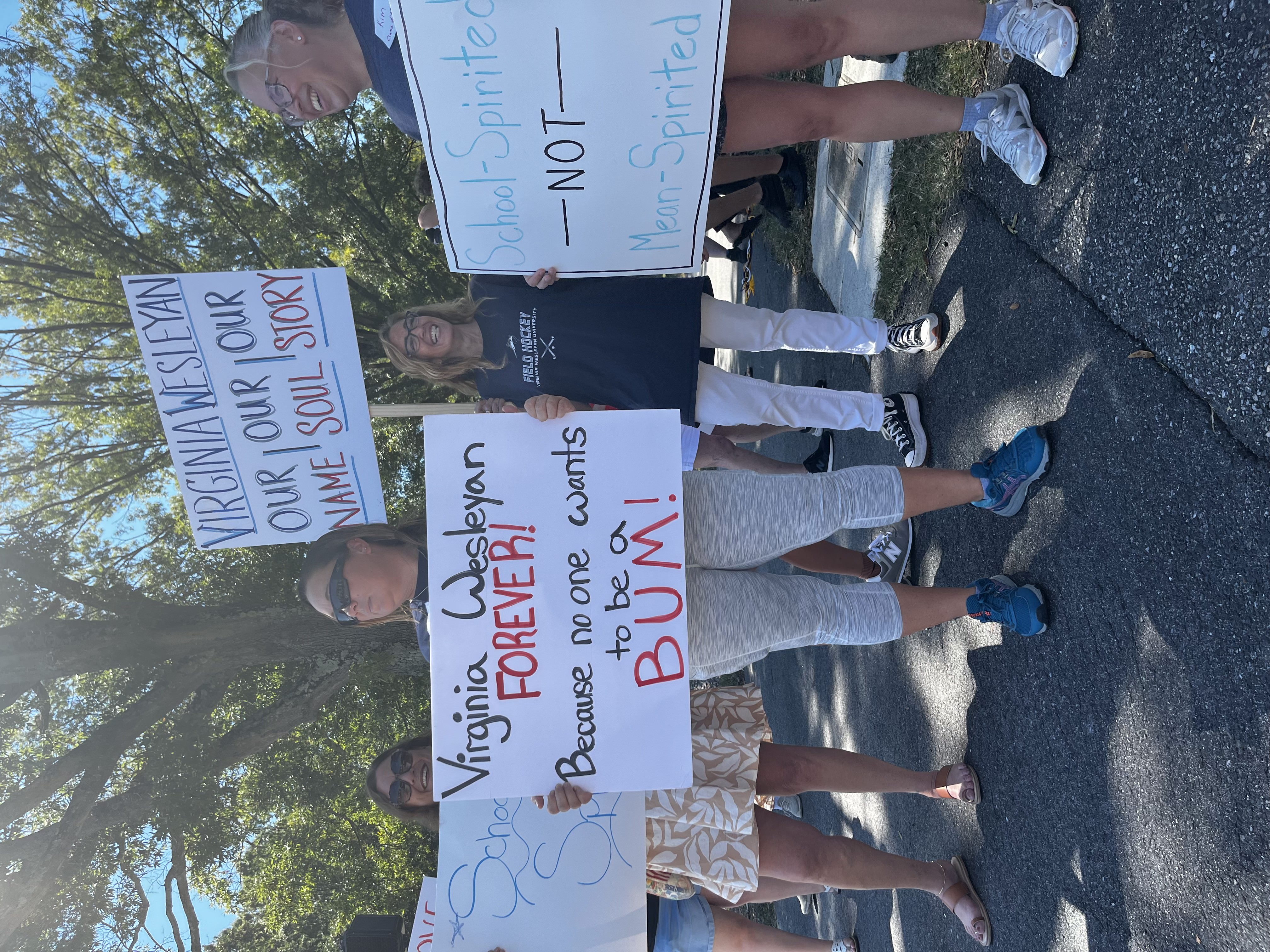 Virginia Wesleyan name change protest