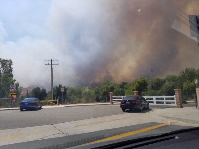 tenaja fire smoke
