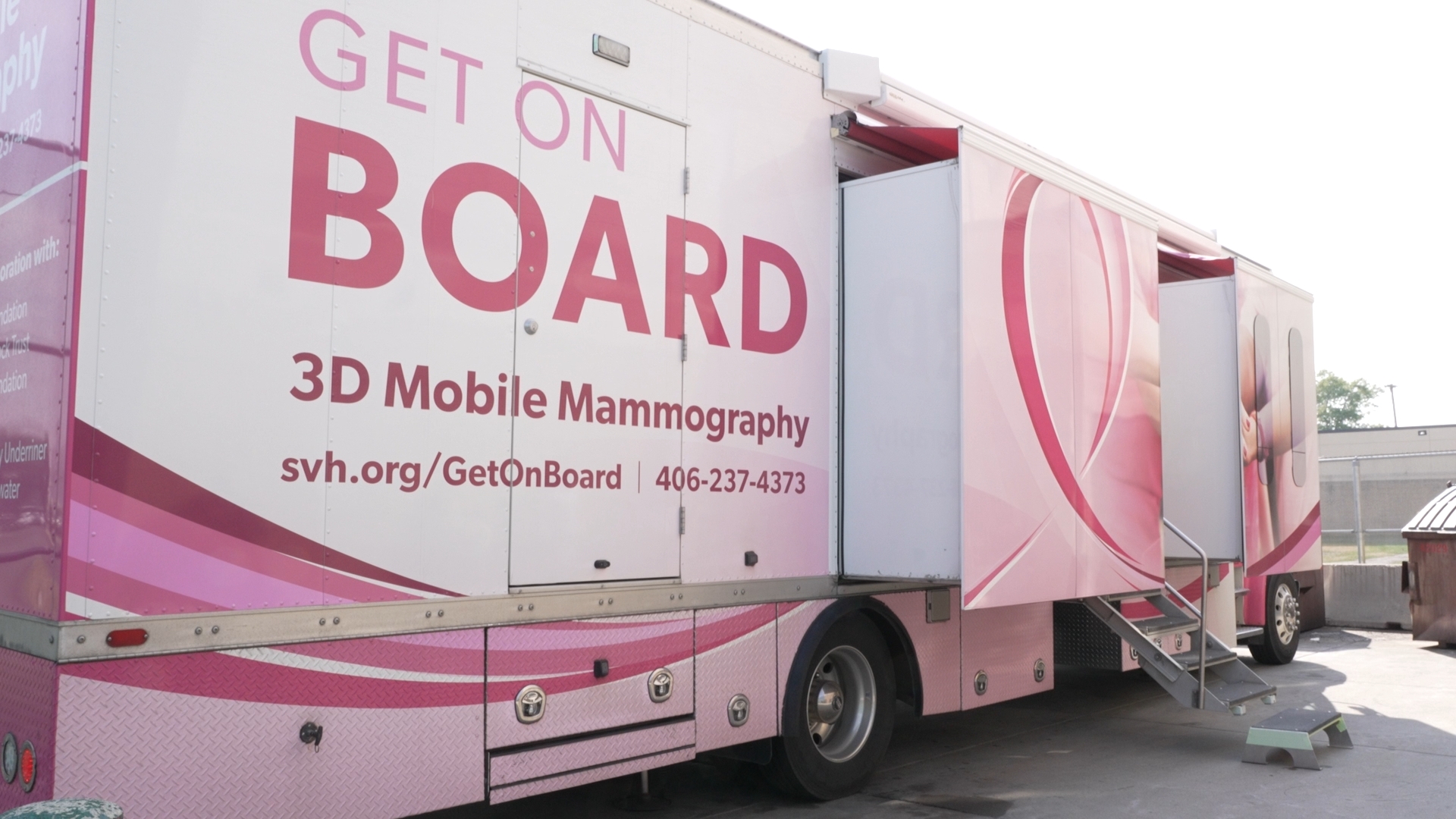 Mammography bus