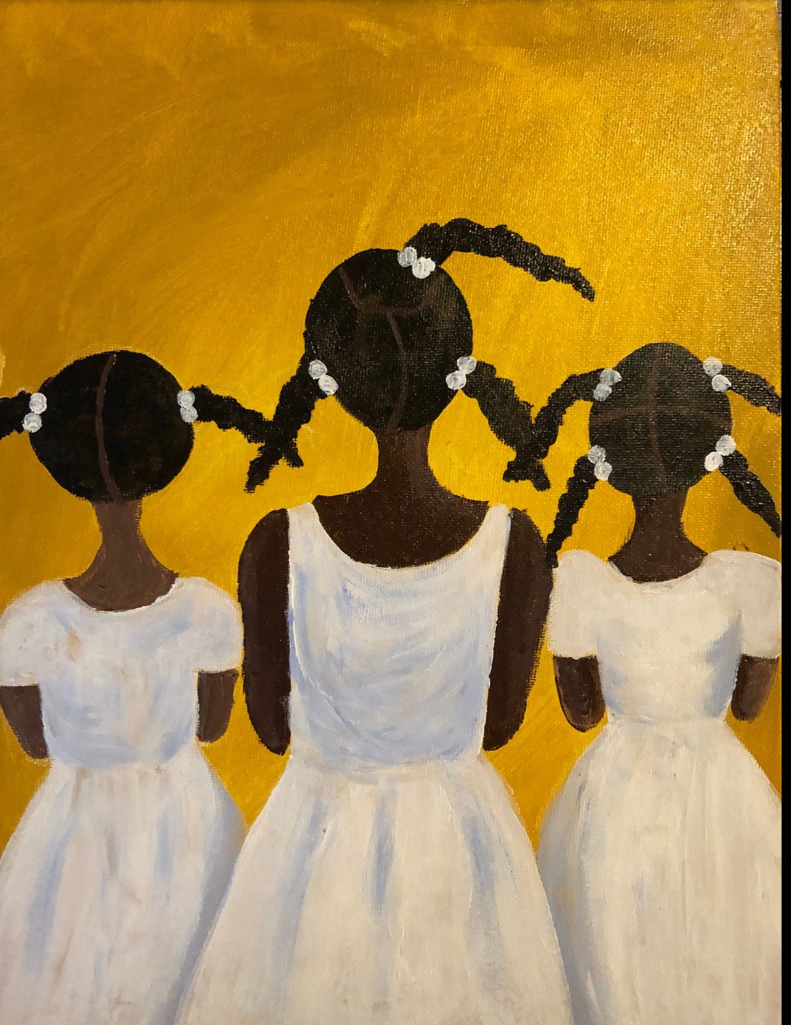 Three sisters painting