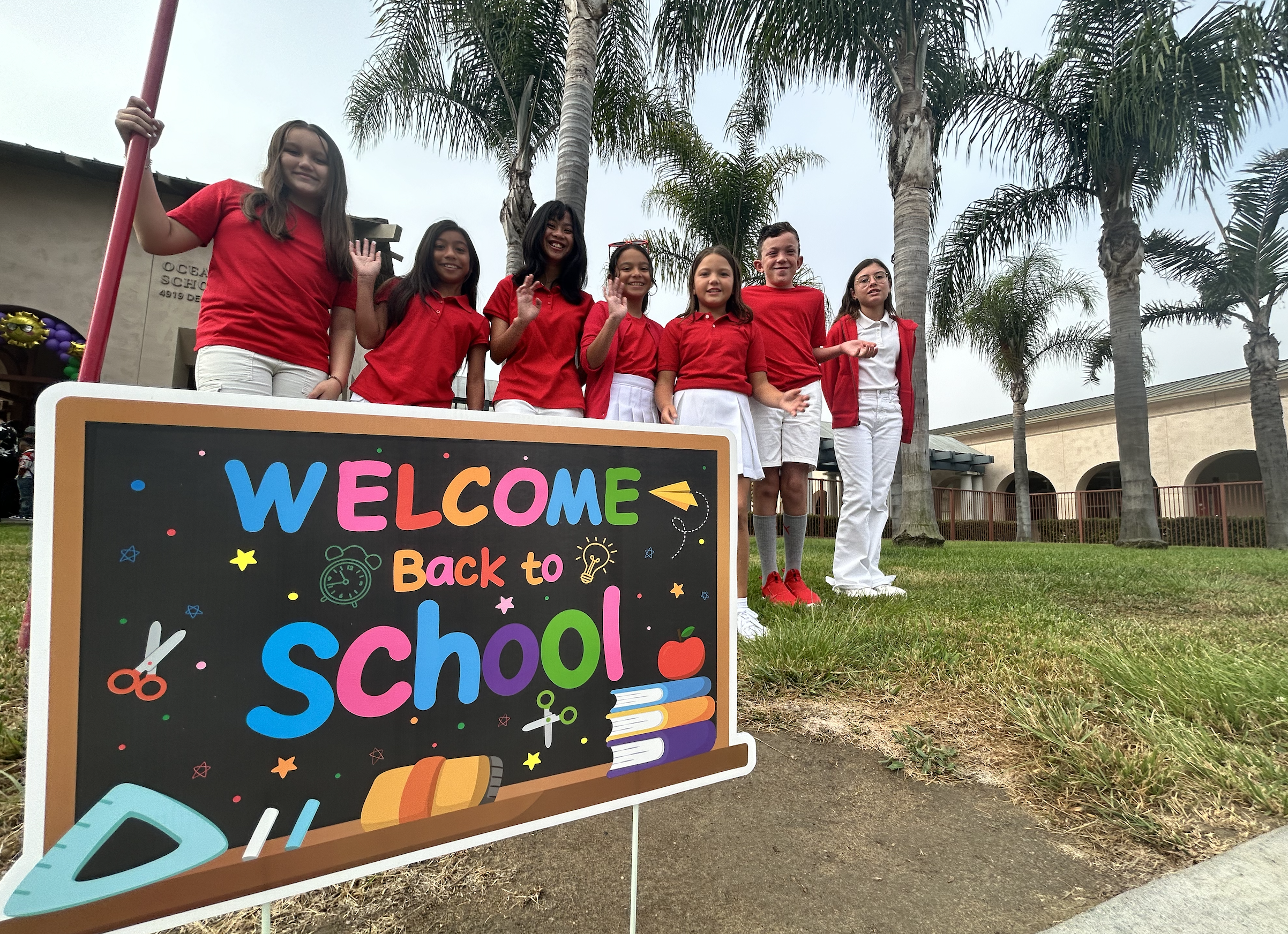 San Ysidro Students First Day of School