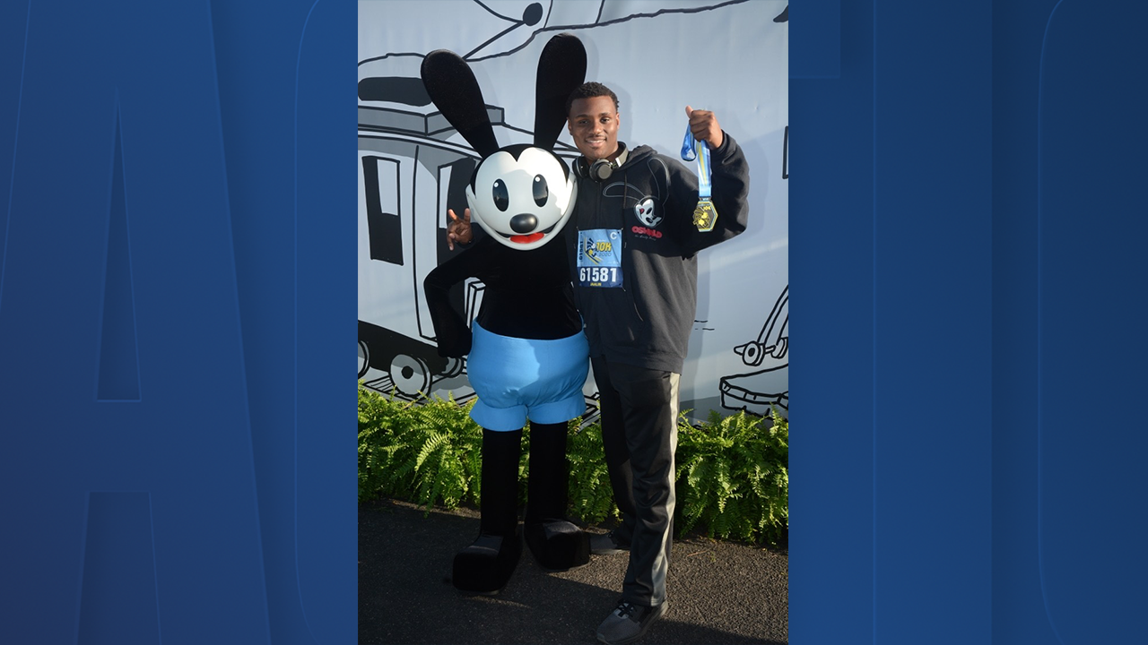posing at Disney