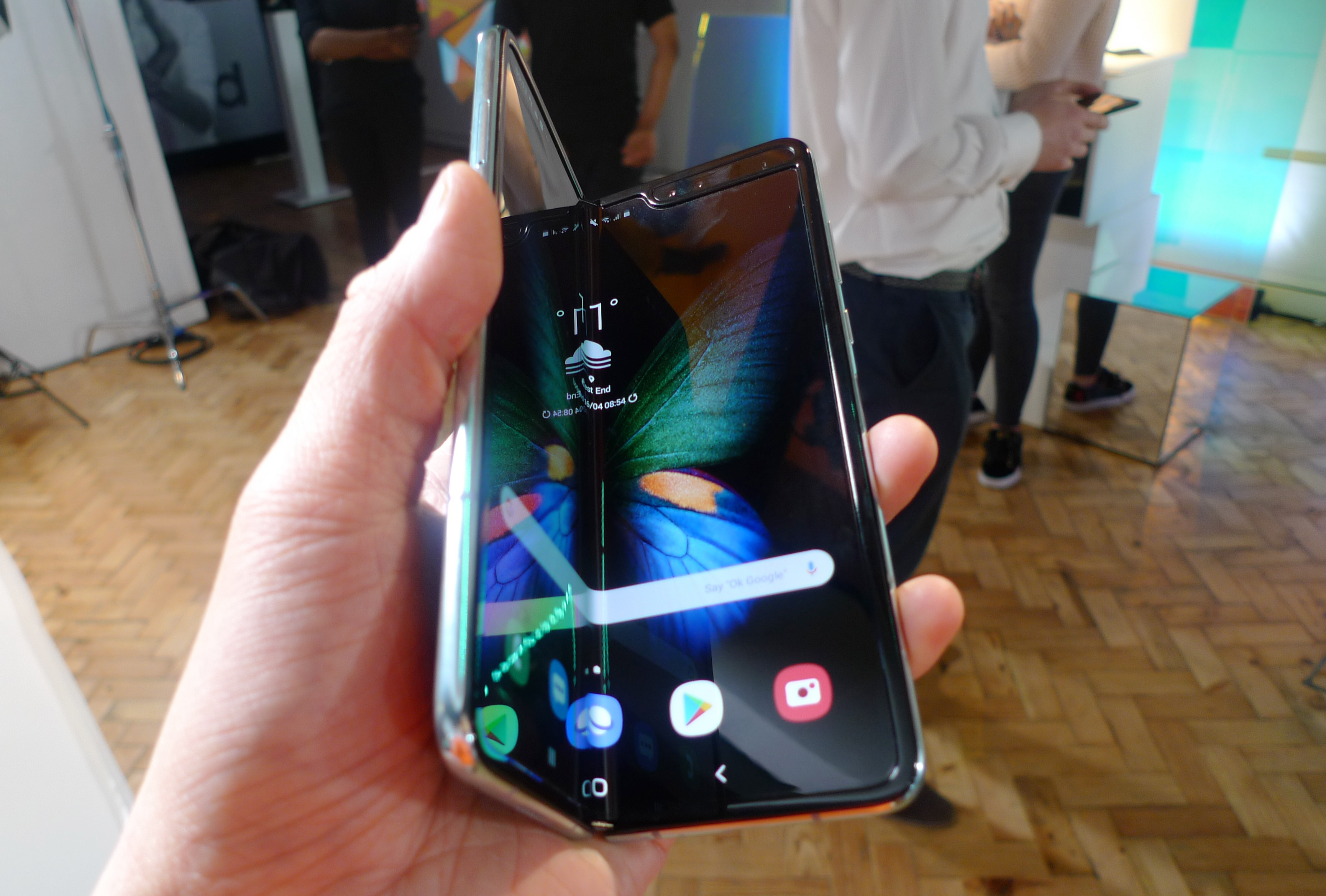 Britain Samsung Galaxy Fold AP Photo