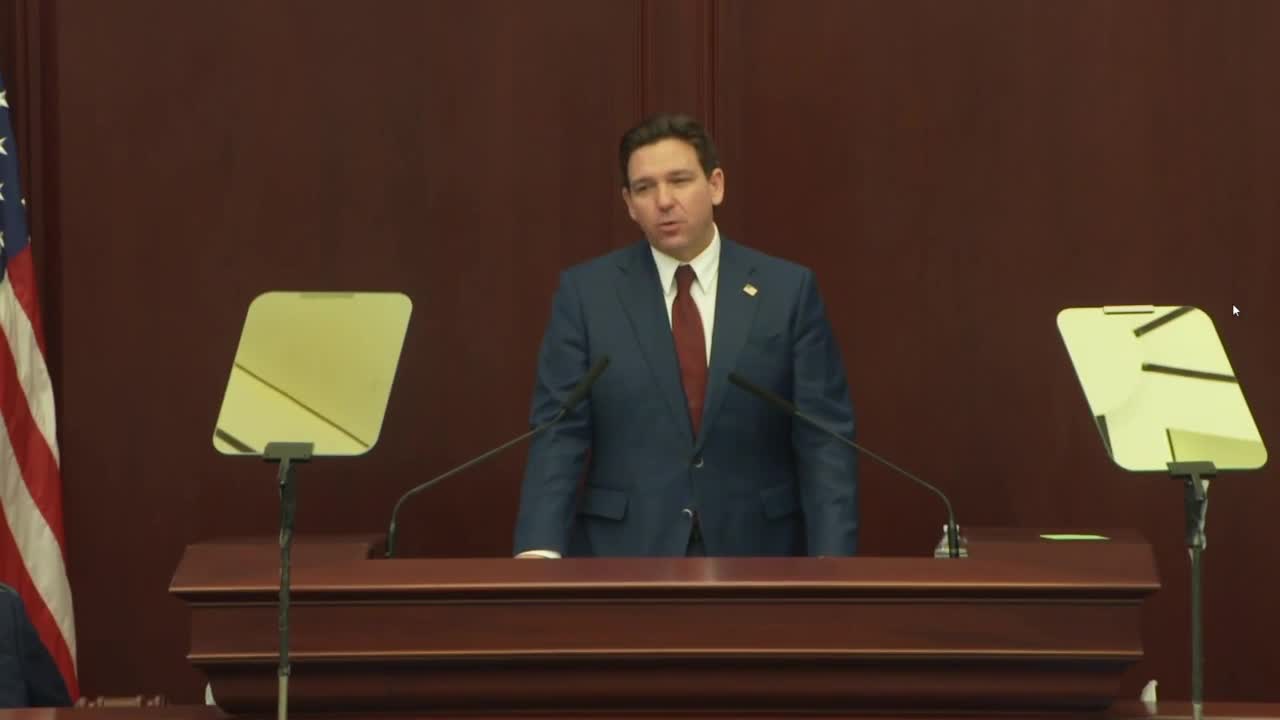 Gov. Ron DeSantis State of the State address, Jan. 9, 2024