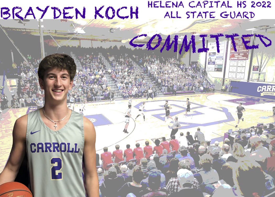 Brayden Koch signs with Carroll Men's Basketball