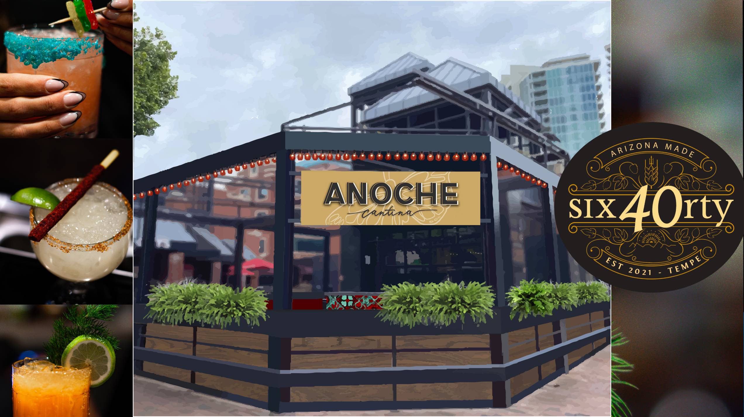 Anoche Cantina and Six40rty to open on Mill Ave in Tempe this year. 