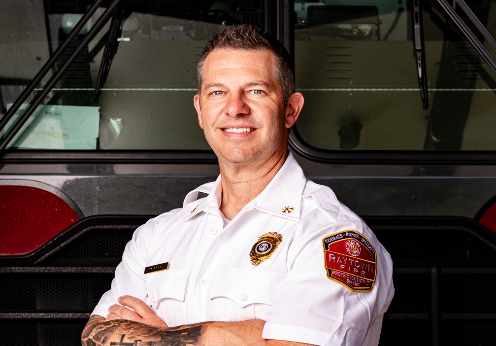 Michael Rogers, appointed Tuesday as fire chief for the Raytown Fire Protection District
