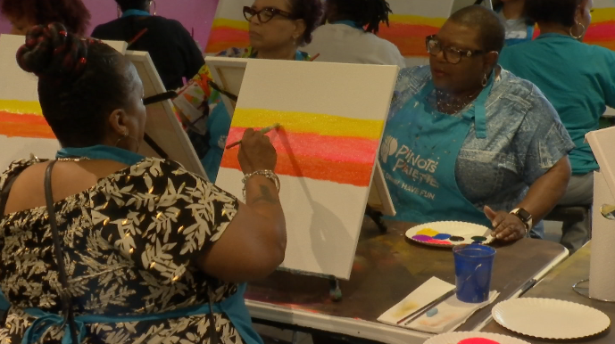Painting the pain away for gun violence survivors