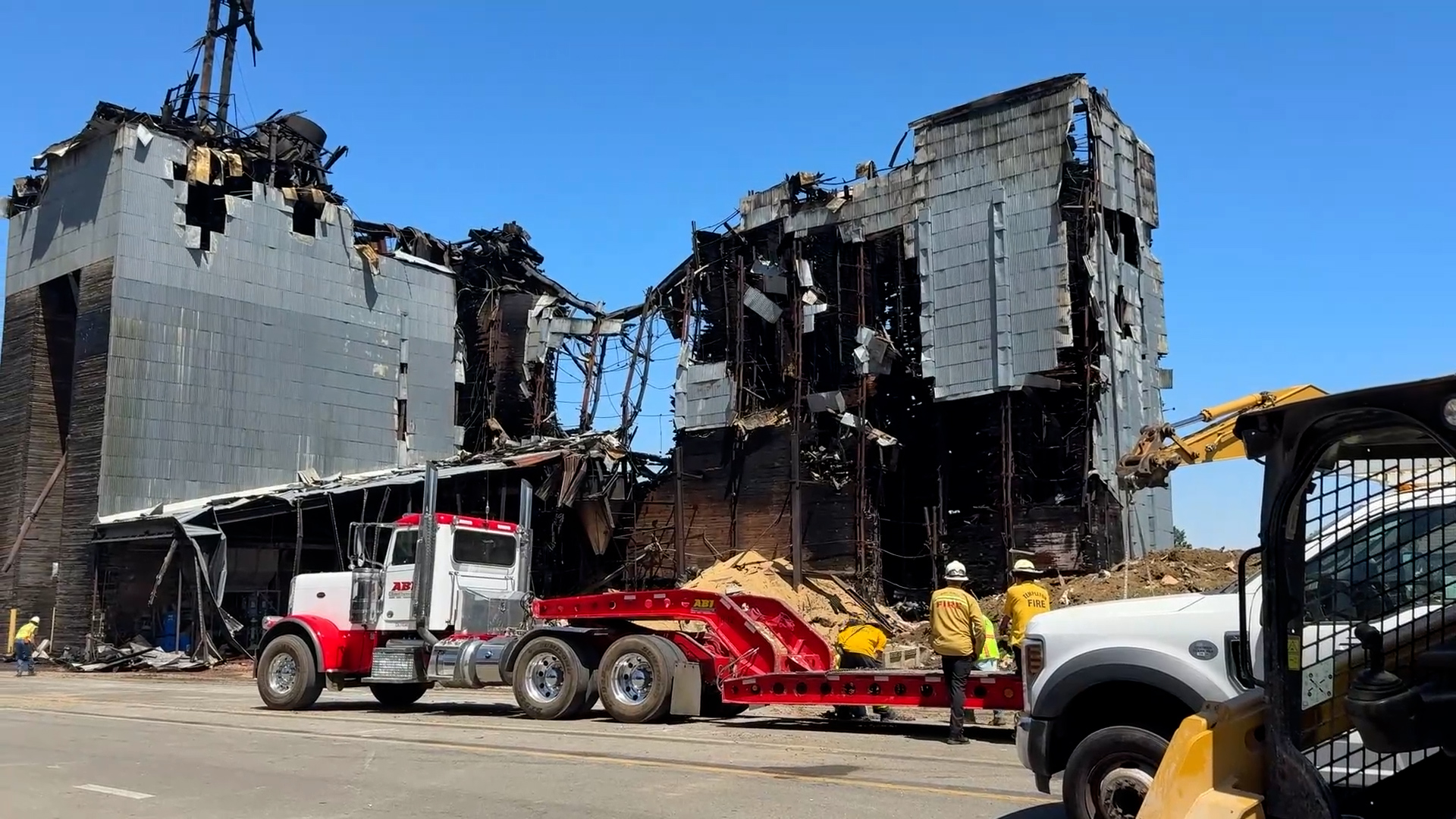 Templeton Feed & Grain fire