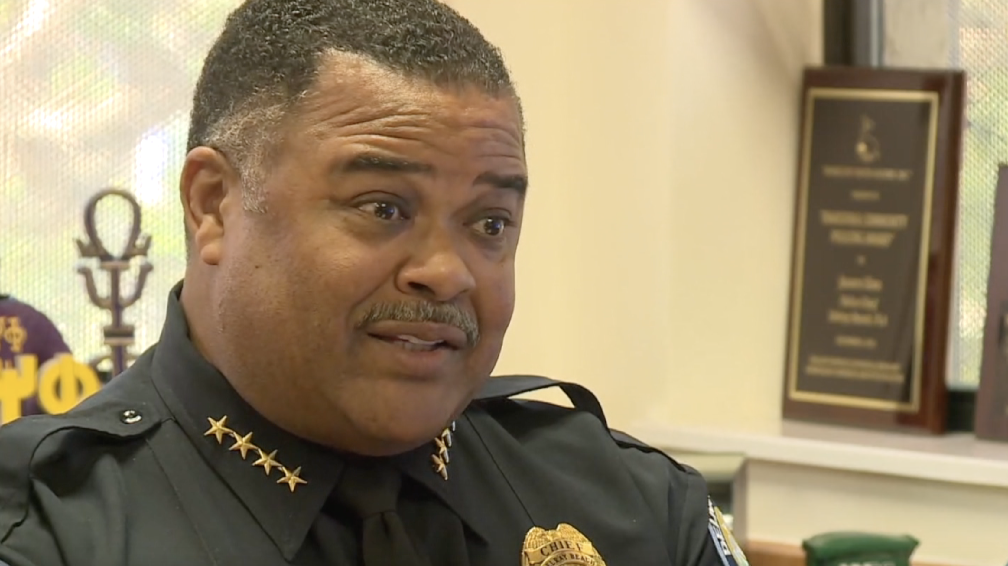 Delray Beach Police Chief Javaro Sims in May 2022