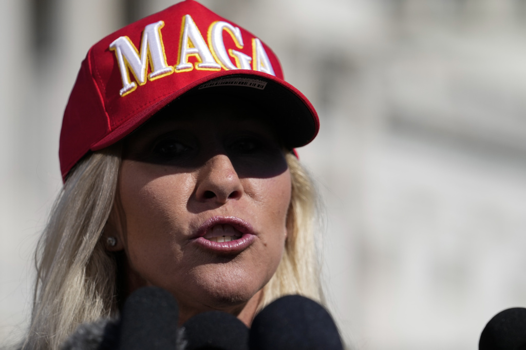 Rep. Marjorie Taylor Greene, R-Ga.,