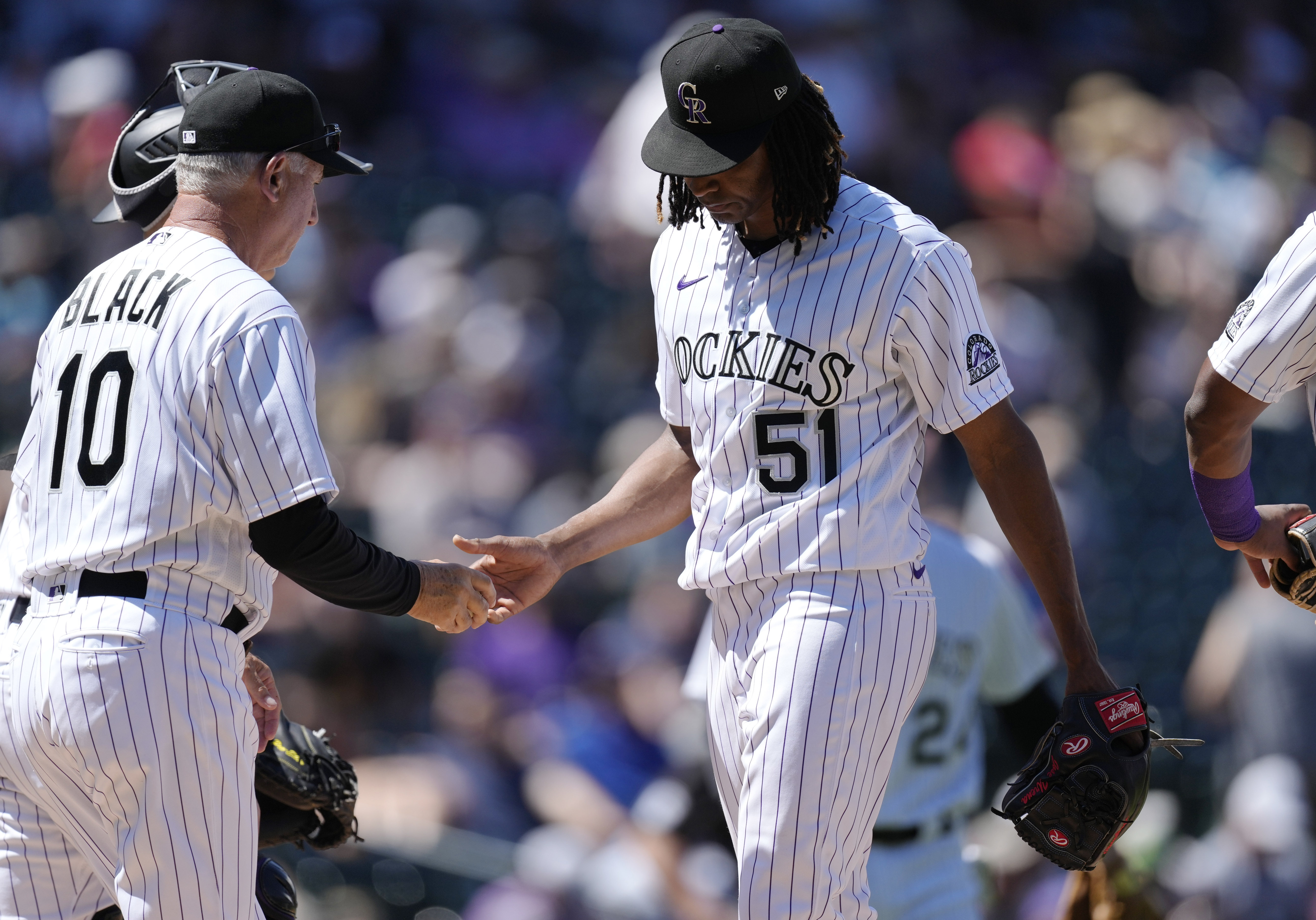 Rangers Rockies Baseball