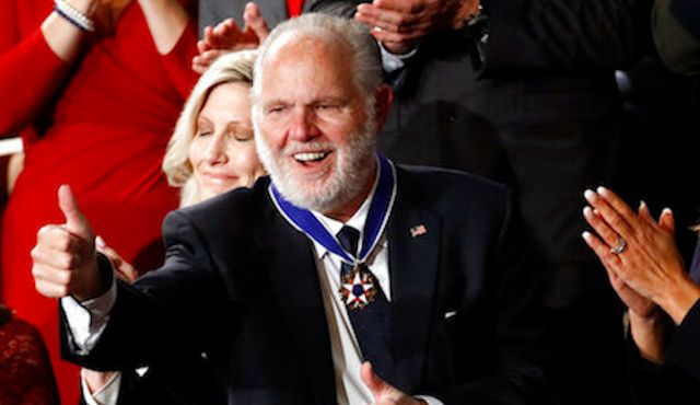 President Trump awarded Limbaugh the Medal of Freedom on February 4, 2020
