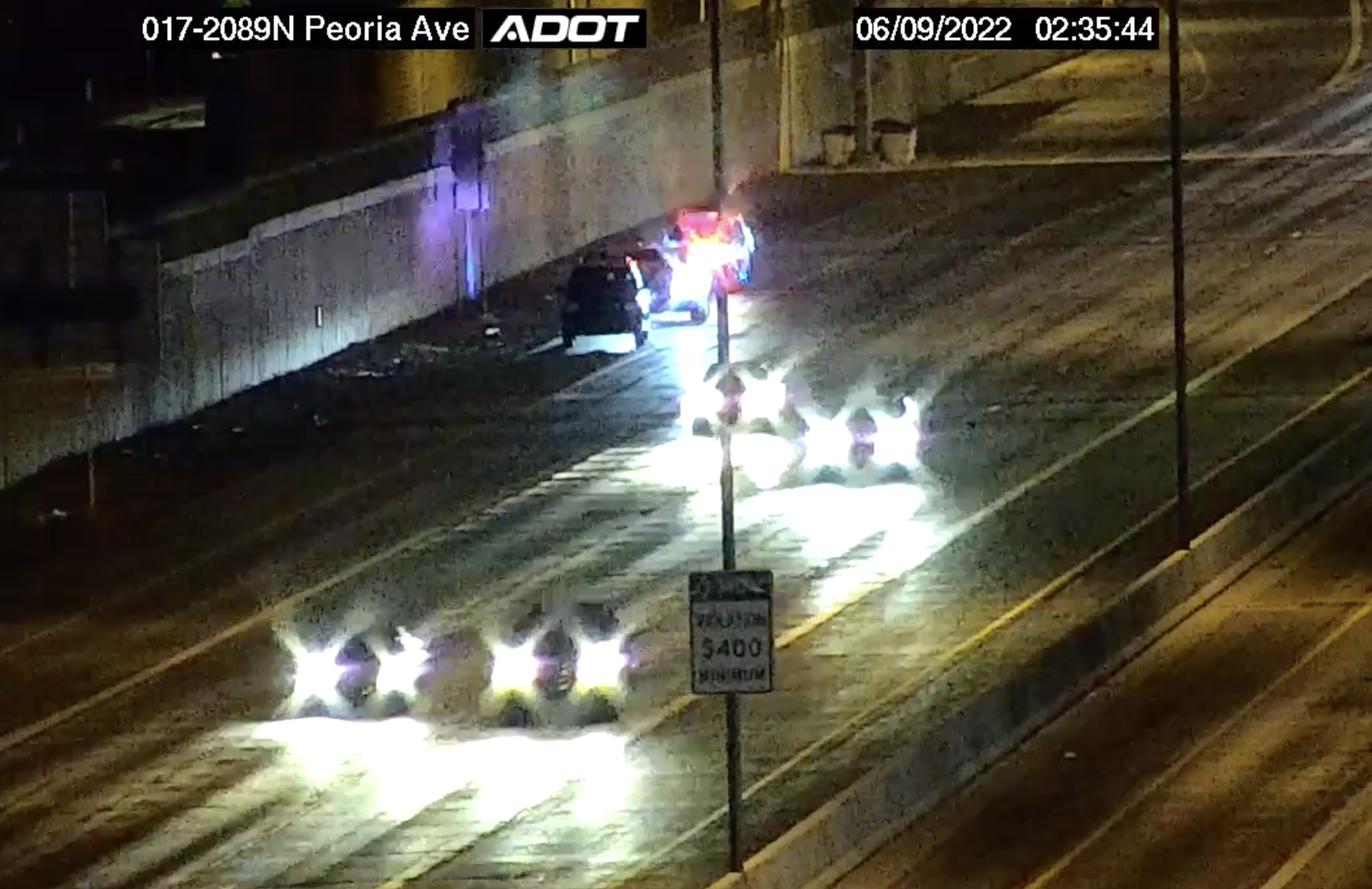 I-17 Peoria wrong way 