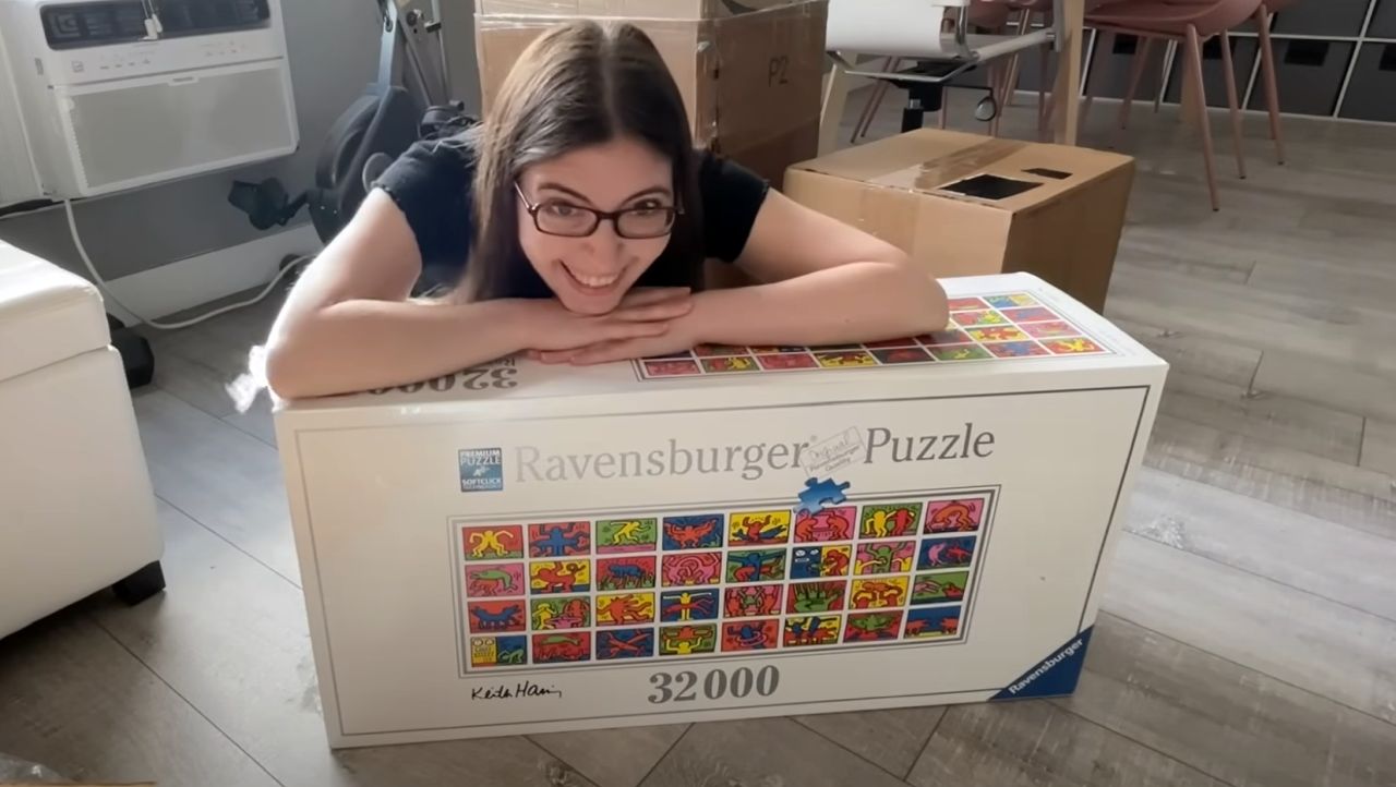 Meet Karen Kavett, who has turned finishing puzzles into a career.