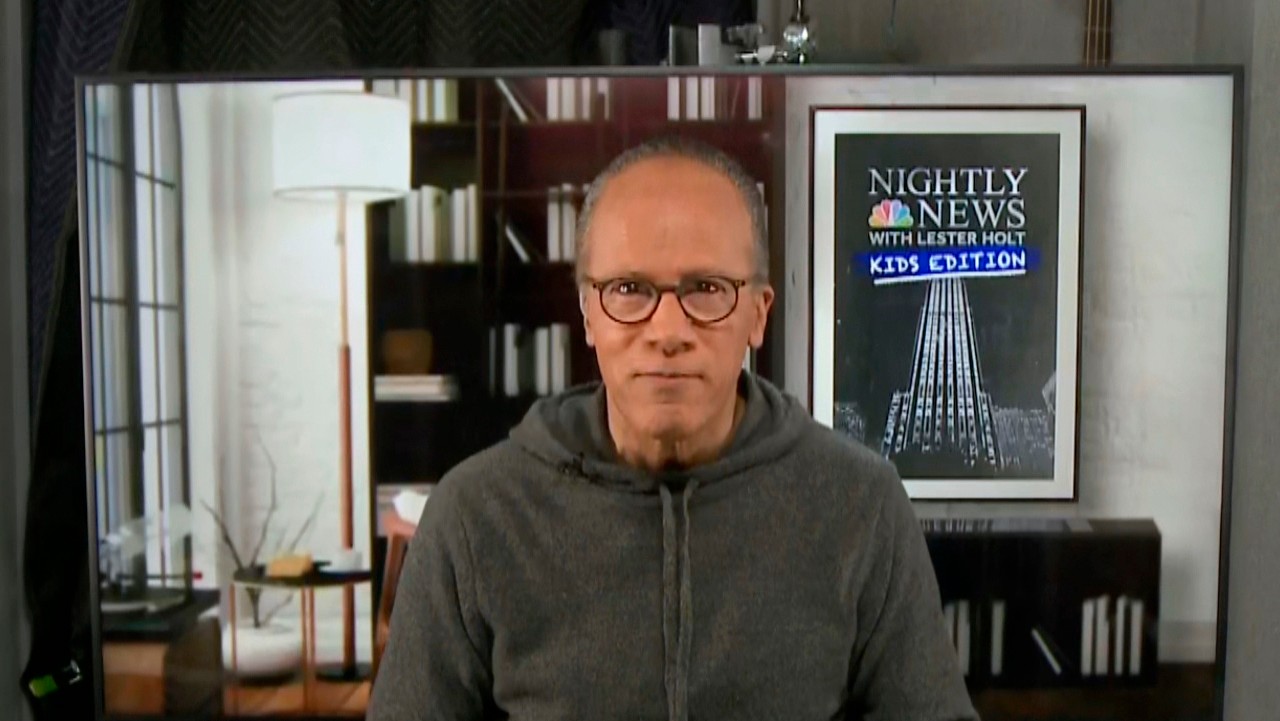 Lester Holt starts show for children about the coronavirus