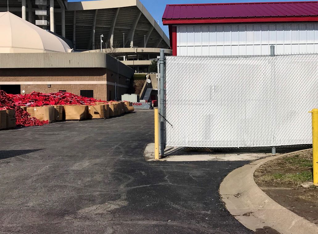 Old Seats Outside of Arrowhead