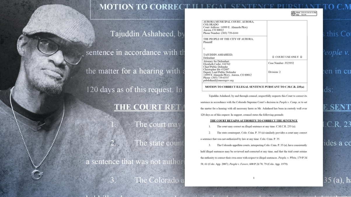 Aurora man who served 4 months longer than state law allows was released after Colorado Supreme Court ruling