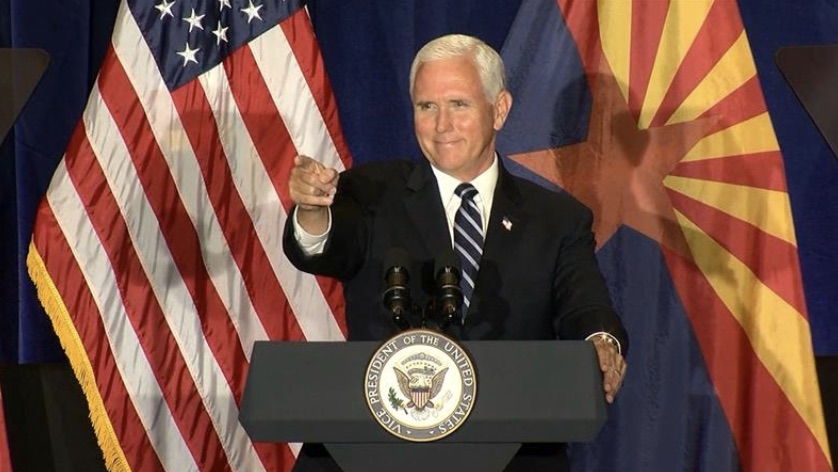Mike Pence in Arizona, August 11, 2020