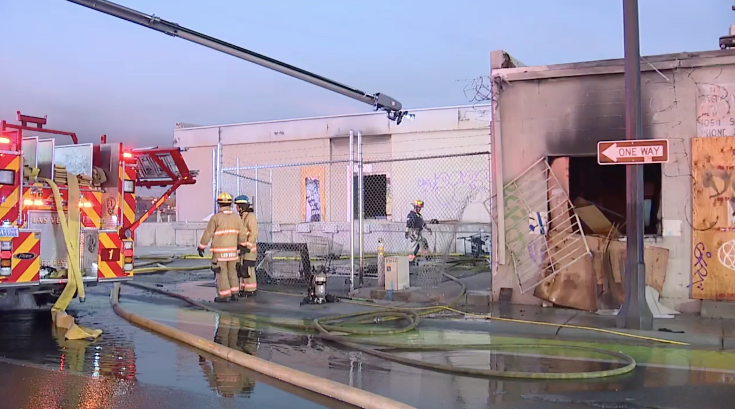Arts District Building Fire