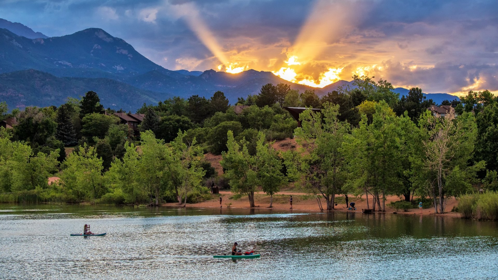 Quail Lake sunset