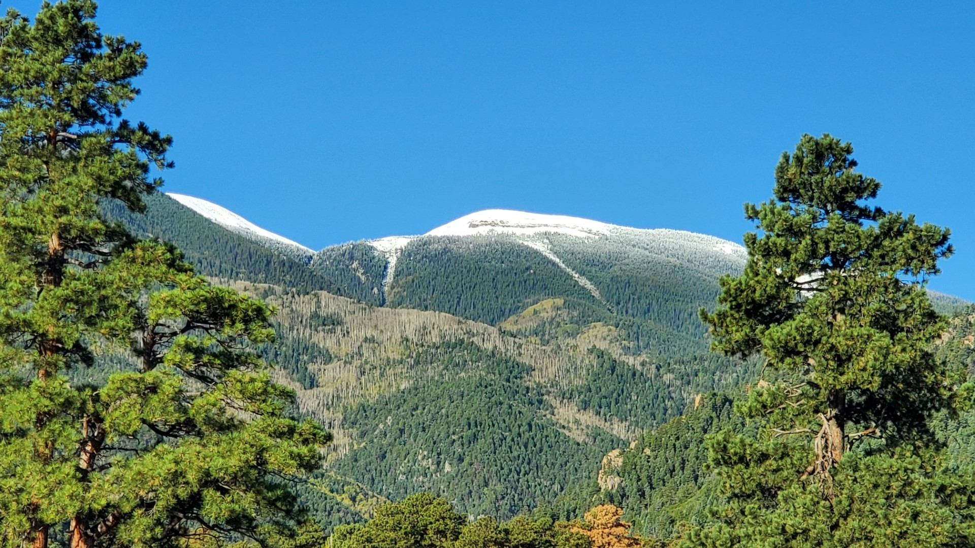 Snow on Greenhorn Mountain