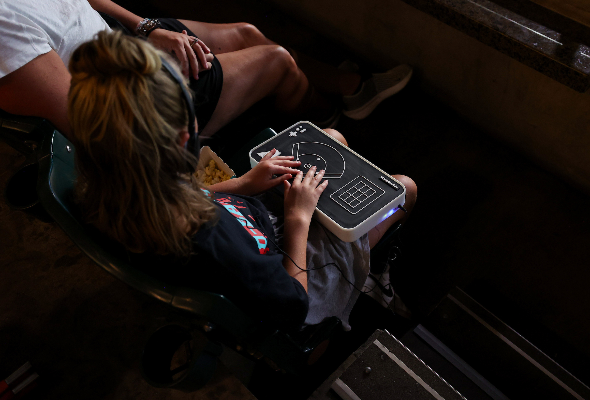 The Arizona Diamondbacks offer tactile broadcast devices for blind and low-vision fans. 