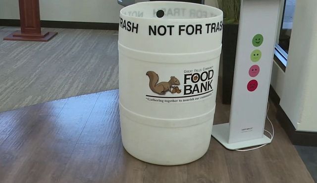 food bank barrel