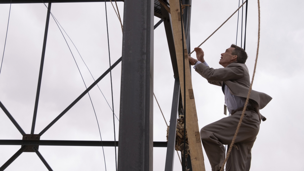 An image from Universal Pictures shows actor Cillian Murphy in a scene from Oppenheimer.