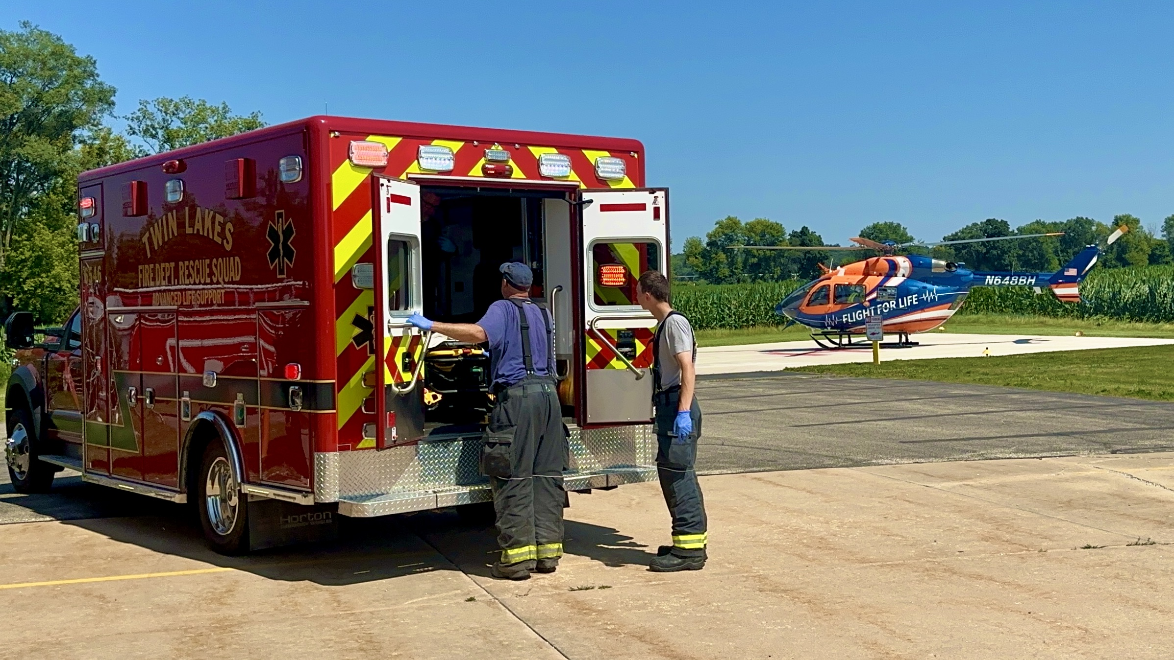 Town of Randall vehicle crash