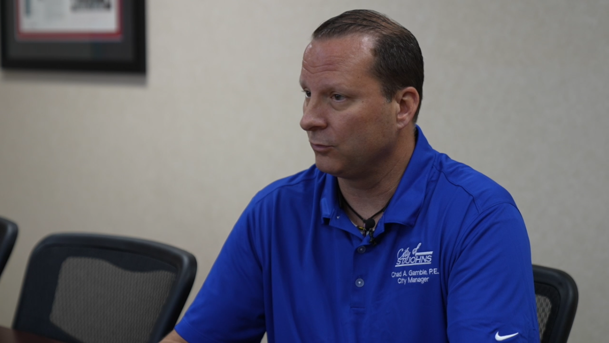 New City Manager Chad Gamble talks about his excite to be involved with St. Johns