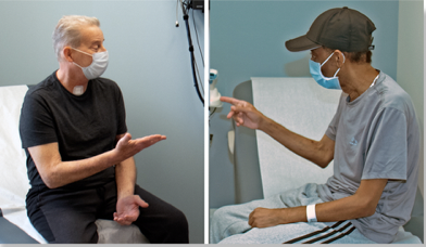 COVID-19 destroyed two men's lungs, nearly killing them.