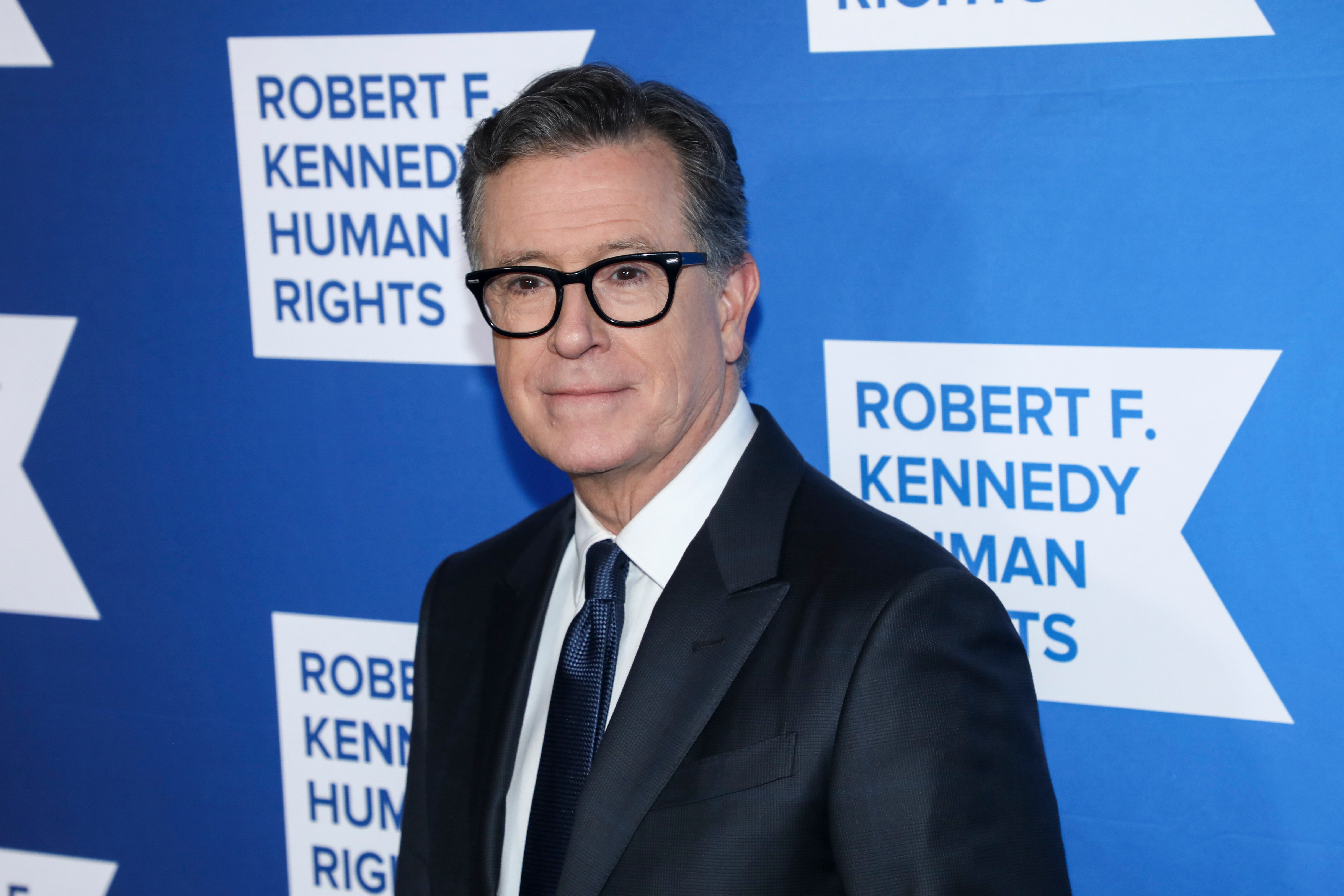 Stephen Colbert attends the annual Robert F. Kennedy Human Rights Ripple of Hope Awards gala at the New York Hilton Midtown on Tuesday, Dec. 9, 2025, in New York. 