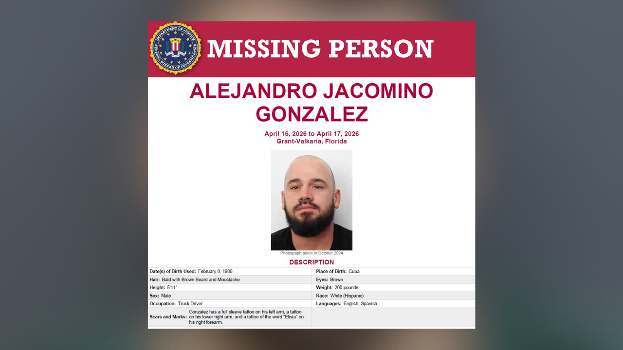 FBI seeks help finding missing truck driver last seen at Brevard County rest area