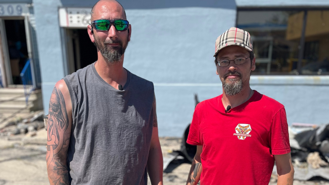 Menasha business owners vow to rebuild after EF-3 tornado destroys their building