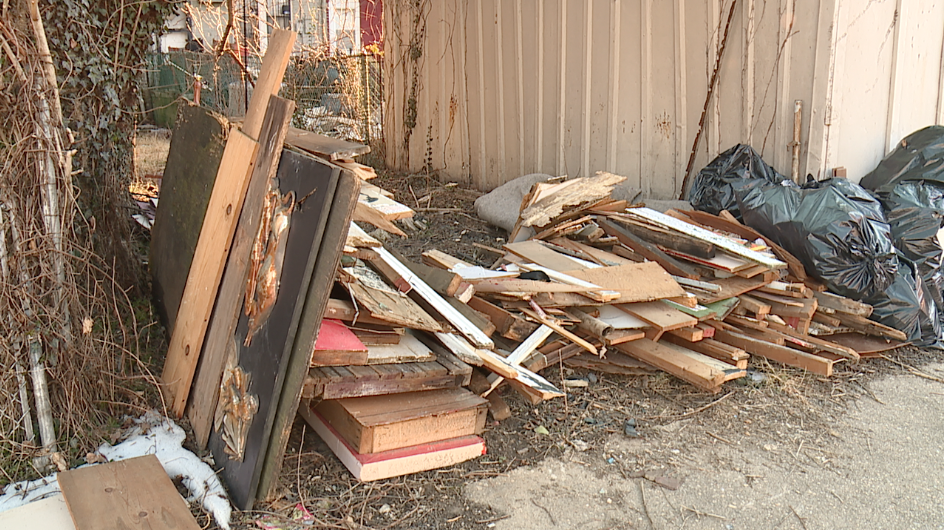 Debris from gutted homes contribute to illegal dumping in West Baltimore