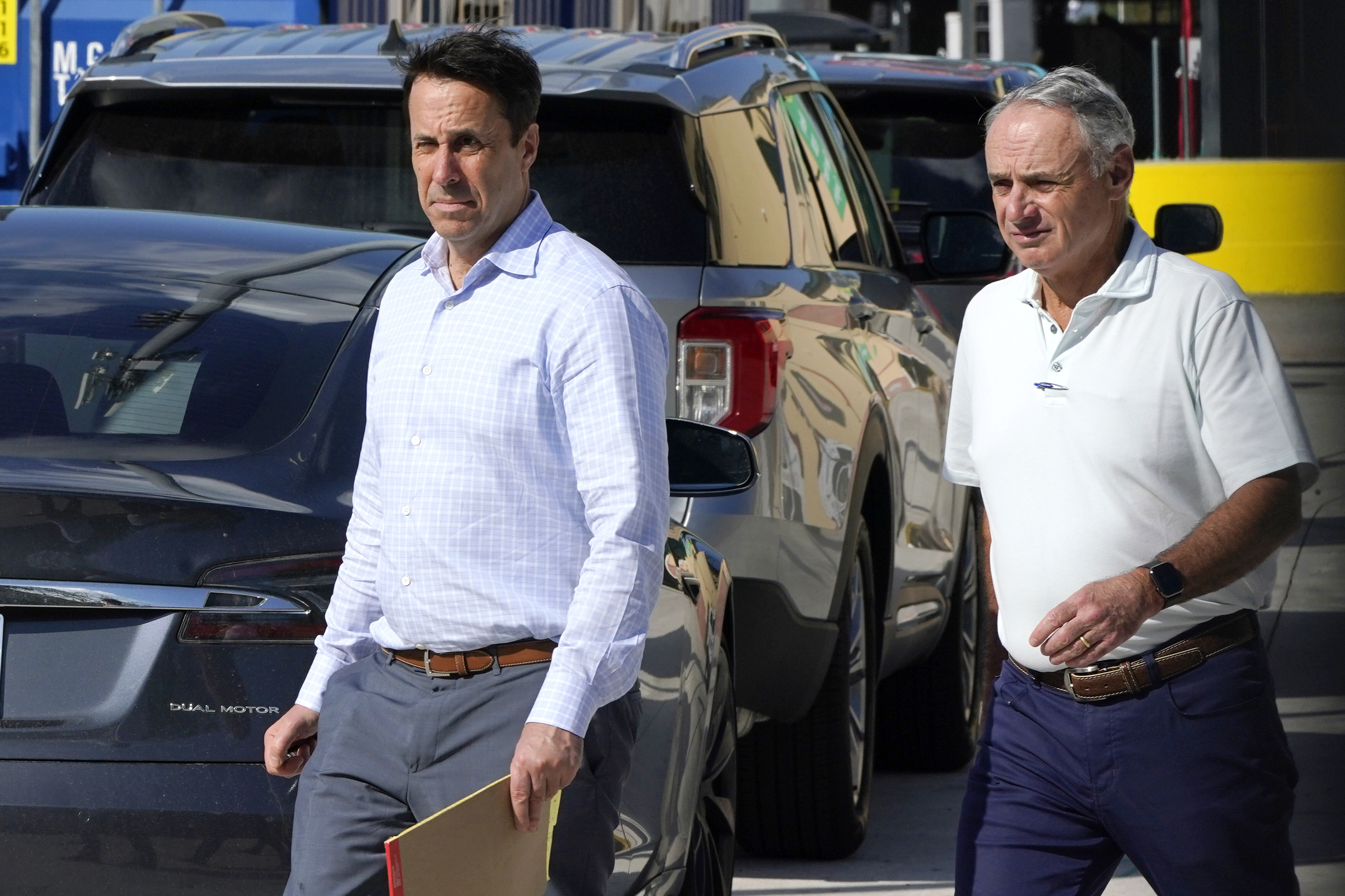 FILE Dan Halem, Rob Manfred